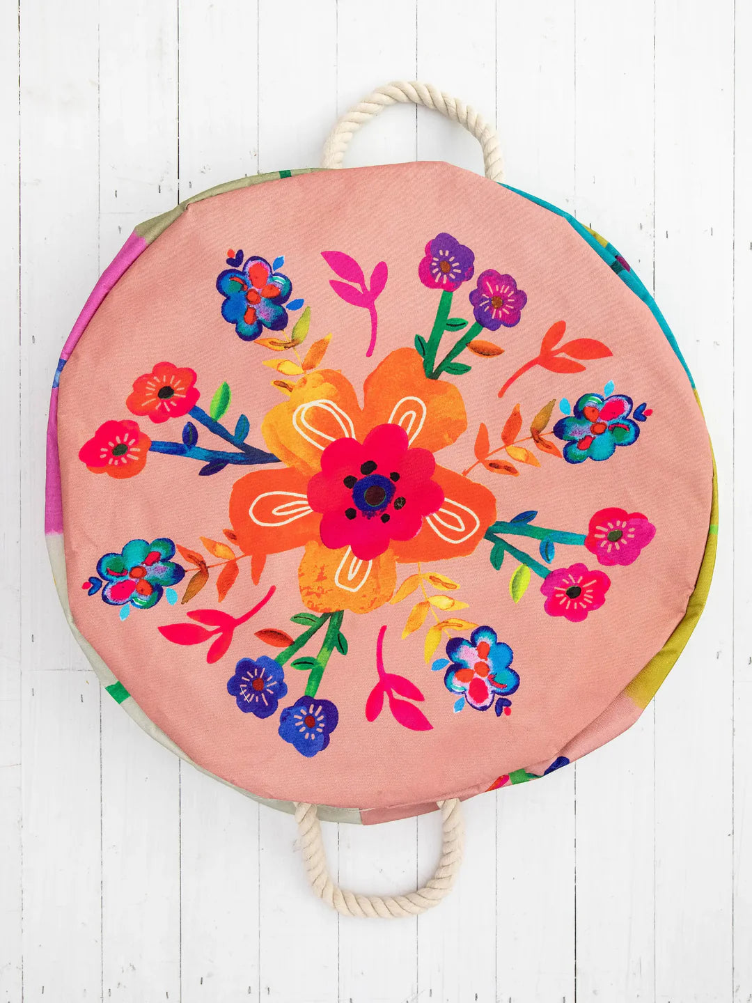 Natural Life Boho Printed Laundry Hamper-Floral