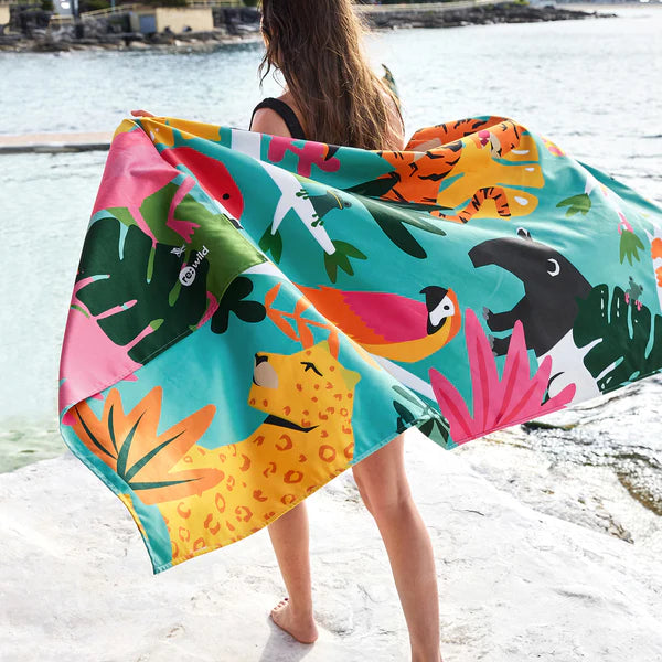 Dock & Bay Quick Dry Towels - Wild Things - GRS Certified-L
