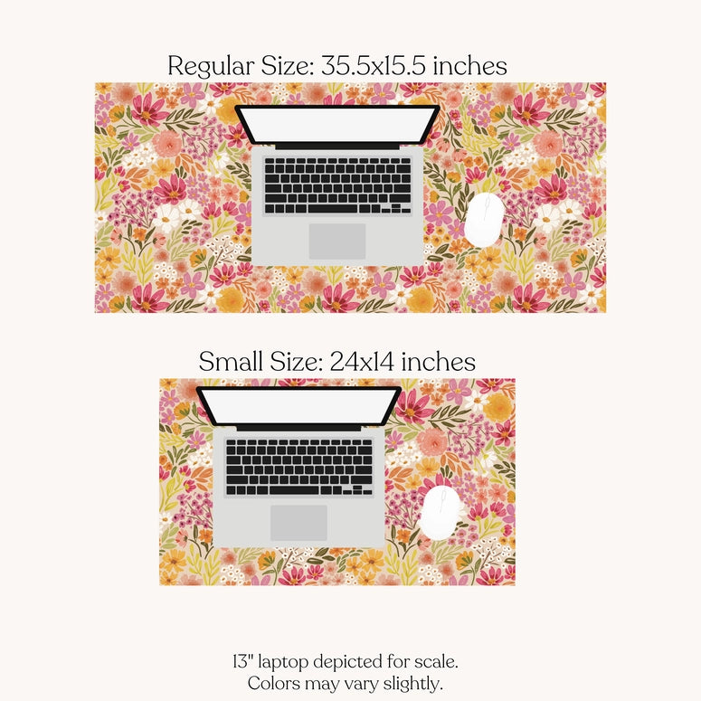 Elyse Breanne Design Primrose Petals Desk Pad-Regular