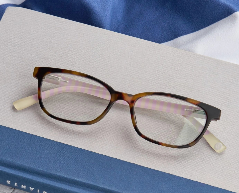Peepers Beach Read (Blue Light)-Tortoise/Summer Stripe