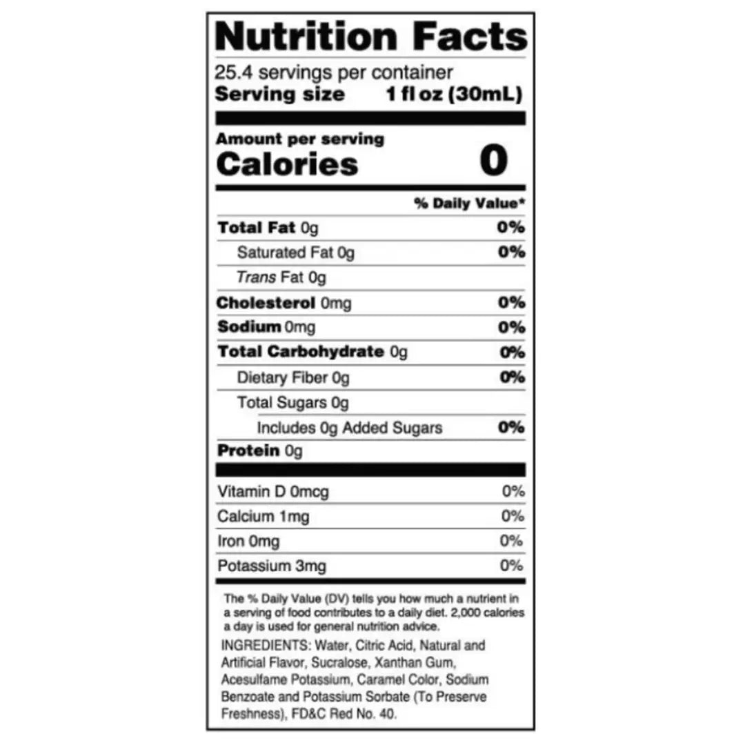 Jordan's Skinny Syrups Sugar Free Cherry Flavor Infusion Syrup