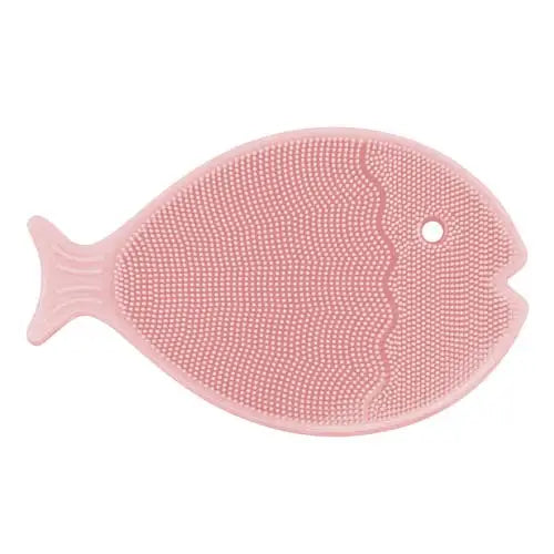 Innobaby Silicone Mini Bath Scrub For Babies / Cradle Cap Brush-Pink