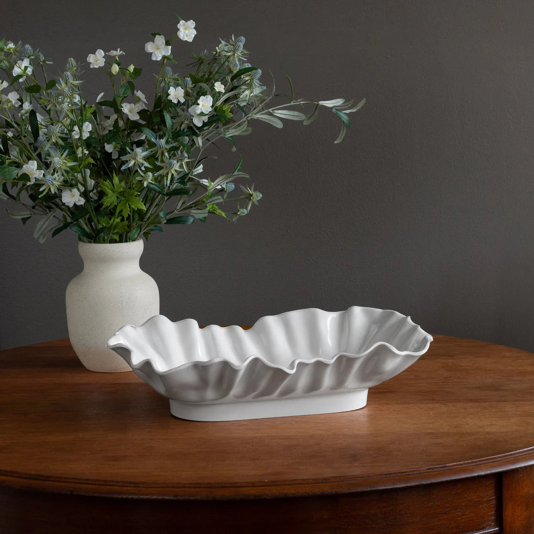 Beatriz Ball VIDA Bloom Large Rectangle Bowl (White)