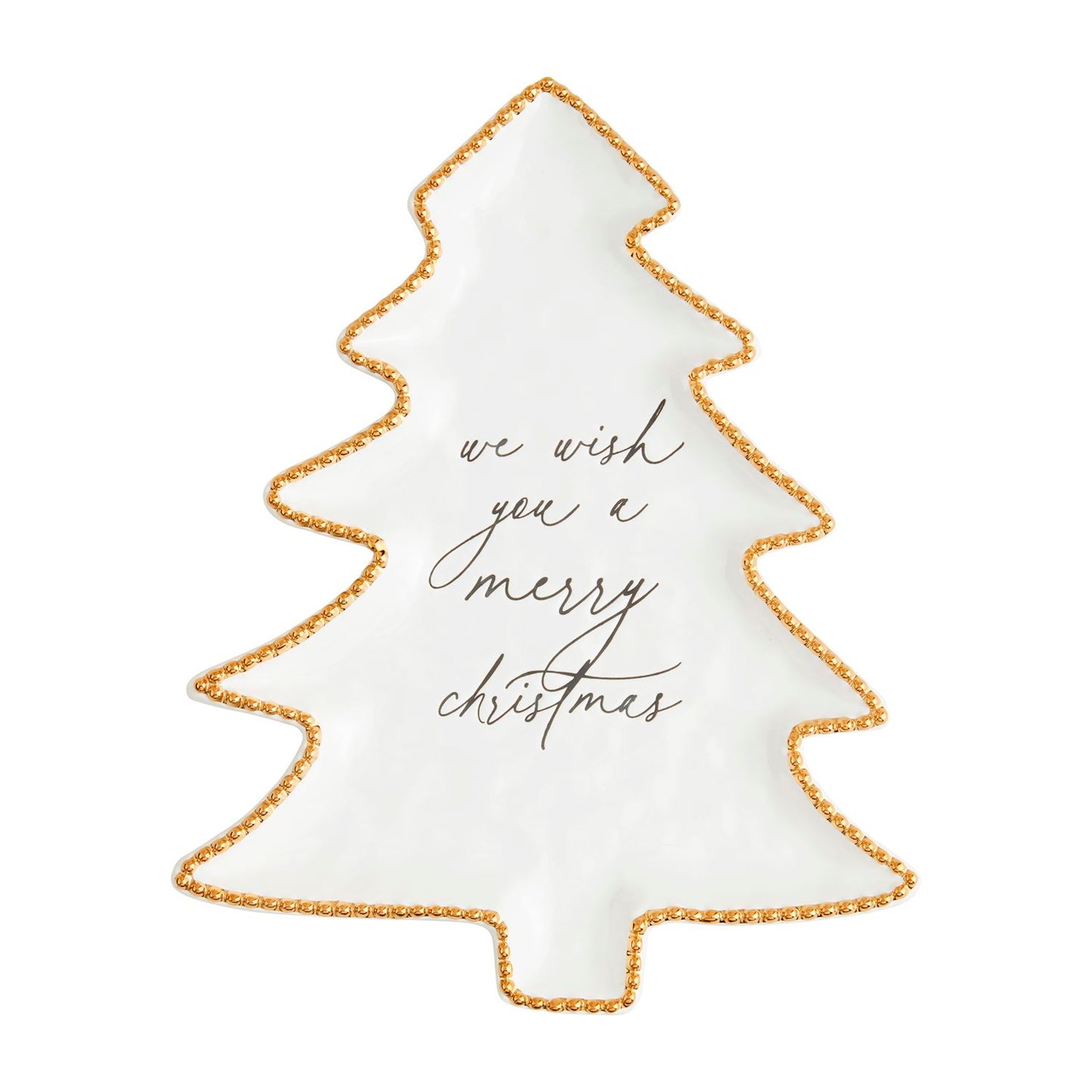 Mud Pie  Wish You A Merry Christmas Bead Tray