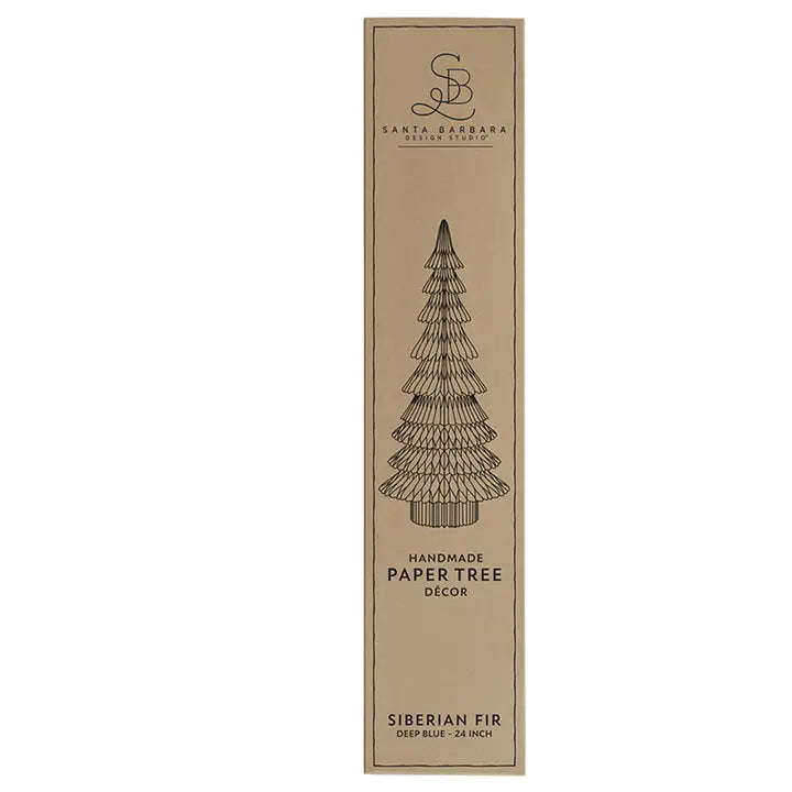 Santa Barbara Design Studio Paper Tree - Siberian Fir Deep Blue 24"