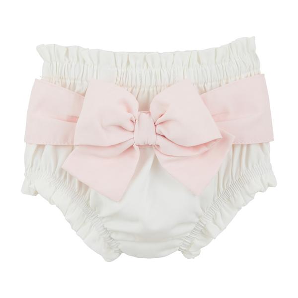 MUD PIE WHITE DIAPER COVER