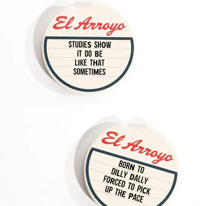 El Arroyo Car Coaster Set - Studies Show