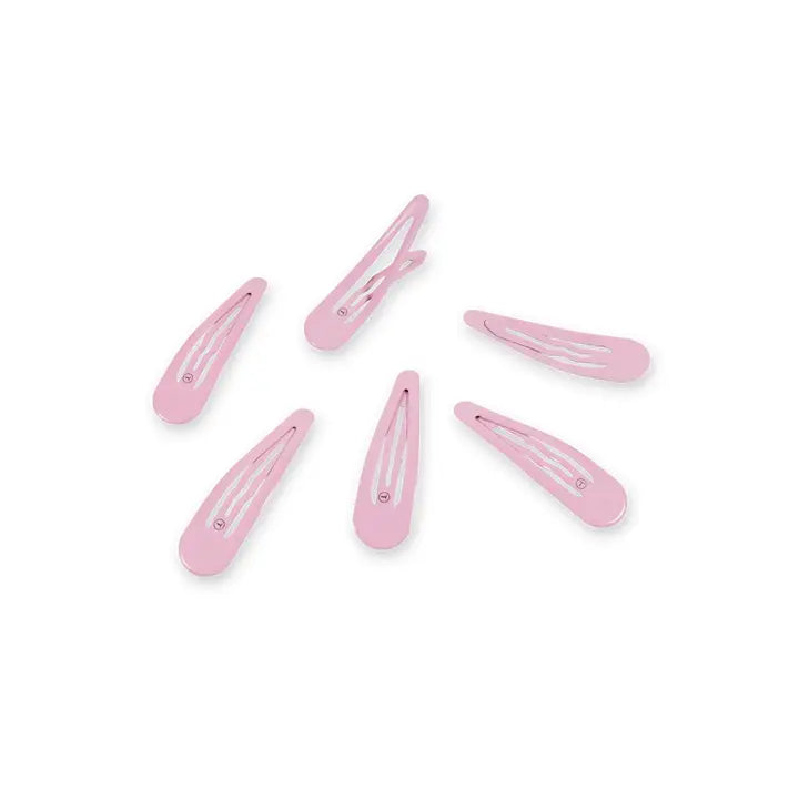 Teleties Snap Clip | Pearly Pink | 6 Count