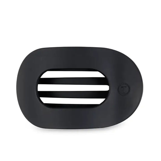 Teleties Round Flat Hair Clip | Large | Midnight Matte