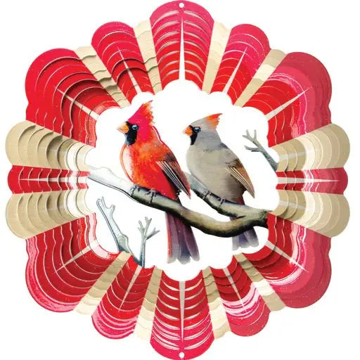 Spinfinity Designs Cardinals - Large Wind Spinner