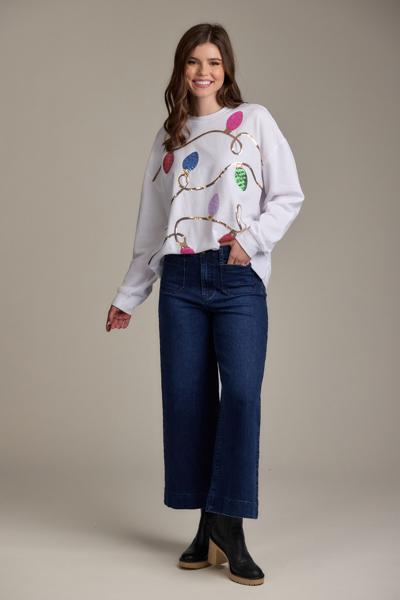 MUD PIE HOLIDAY SPARKLE SWEATSHIRT