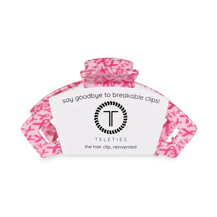 Teleties Open Hair Clip | Medium | Wrapped in Ribbons