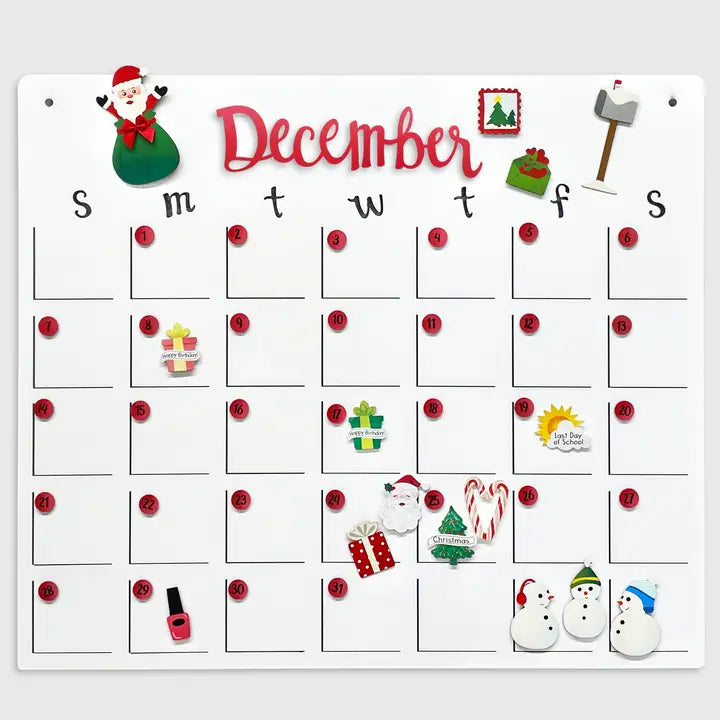 Roeda Studio School Days Calendar Magnets S/4, Calendar Organization