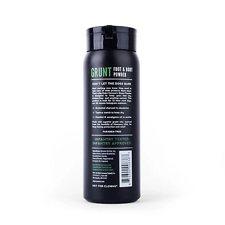 Duke Cannon Trench Warfare Grunt Powder, Foot and Boot