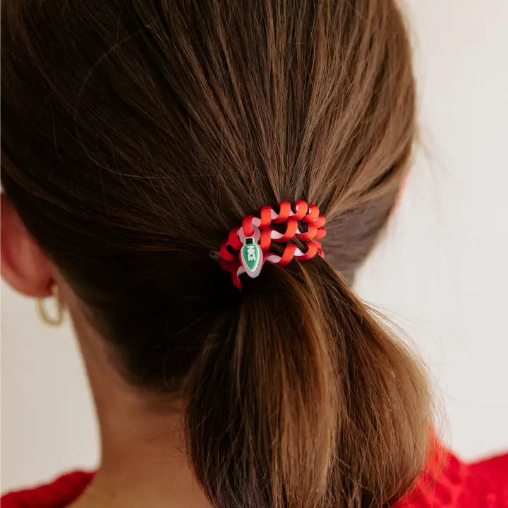 Teleties Spiral Hair Coils | Small | Naughty or Nice Hair Ties