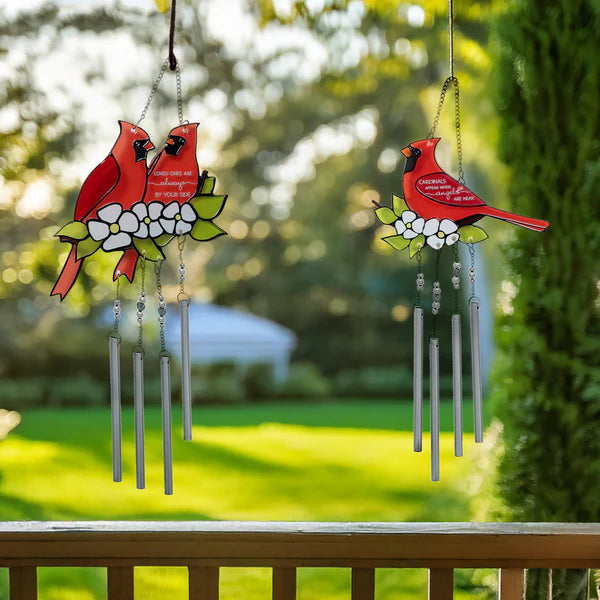 PAVILION CARDINALS APPEAR 17.5" WIND CHIME