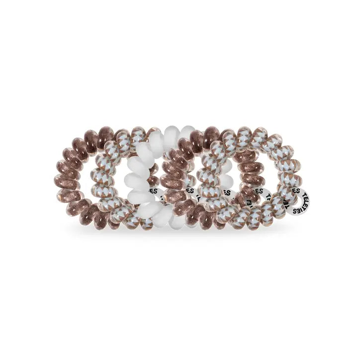 Teleties Spiral Hair Coils | Tiny | Truly Taupe Hair Ties