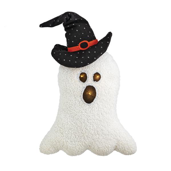 MUD PIE GHOST LED PILLOW