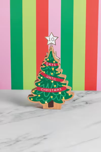 MUD PIE LIGHT-UP CHRISTMAS TREE COUNTDOWN