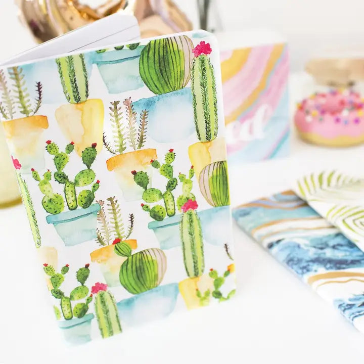 Bloom Mini Blank Lined Notebook Sets of 5, 5.5" X 2.5"