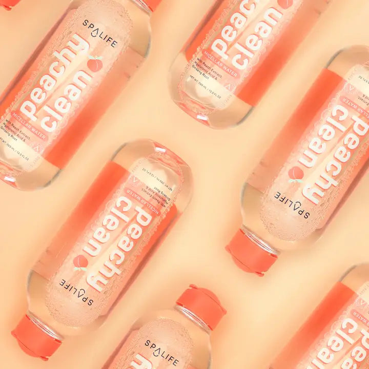 My Spa Life Peachy Clean Micellar Water & Hyaluronic Acid Makeup Remover