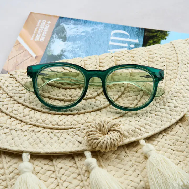 Peepers Olympia (Blue Light)-Teal/Light Green