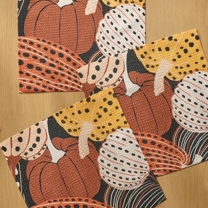 Geometry Painted Patch Dishcloth Set