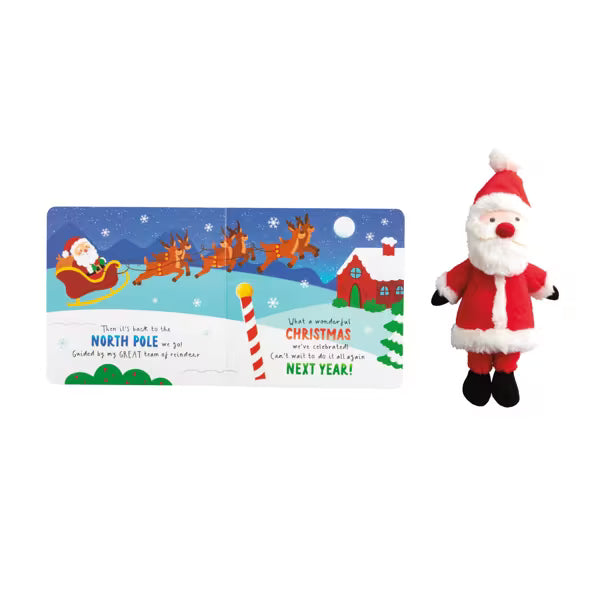 MUD PIE PLUSH SANTA BOOK