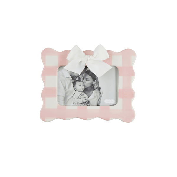 MUD PIE HORIZONTAL PINK BOW FRAME