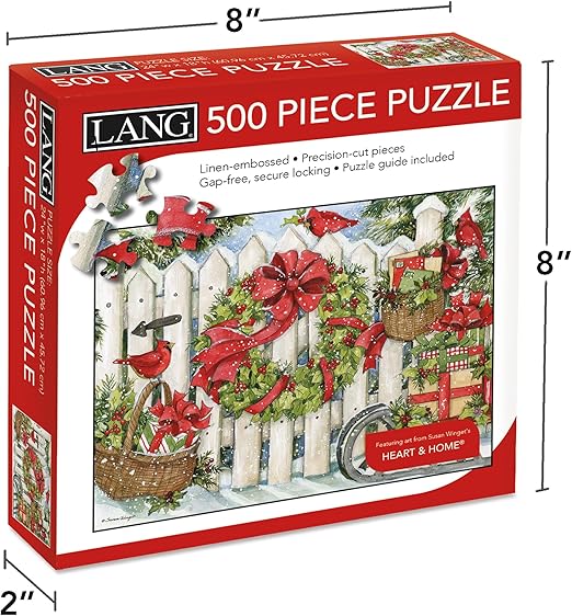 LANG Christmas Fence Puzzles - 500 Pc