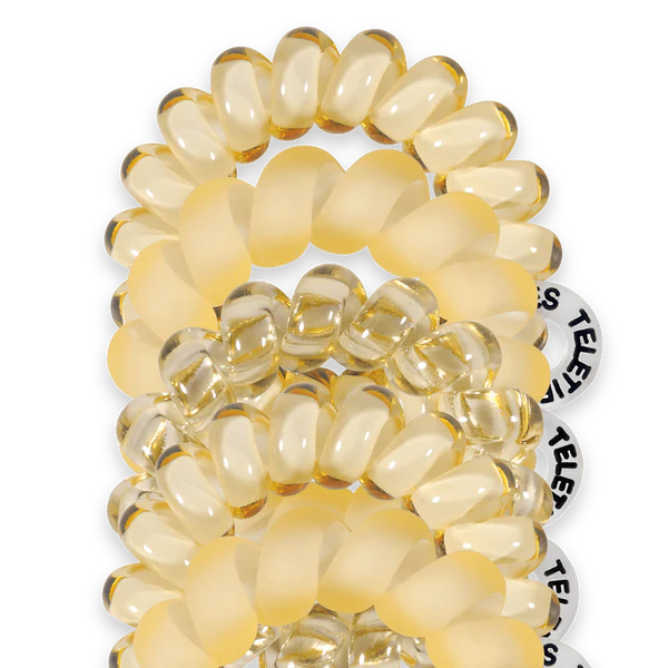 Teleties Butter Yellow Tiny Hair Ties