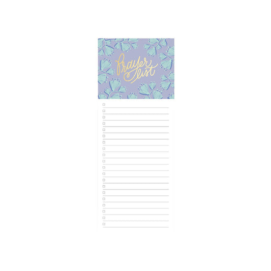 Mary Square  Magnetic Notepad Prayer List