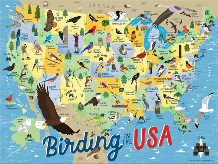 Birding in the USA Puzzle by True South Puzzle Co.