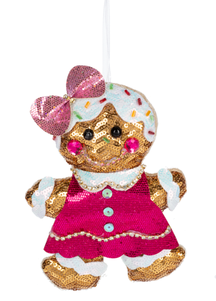 Ganz Gingerbread Family Ornaments