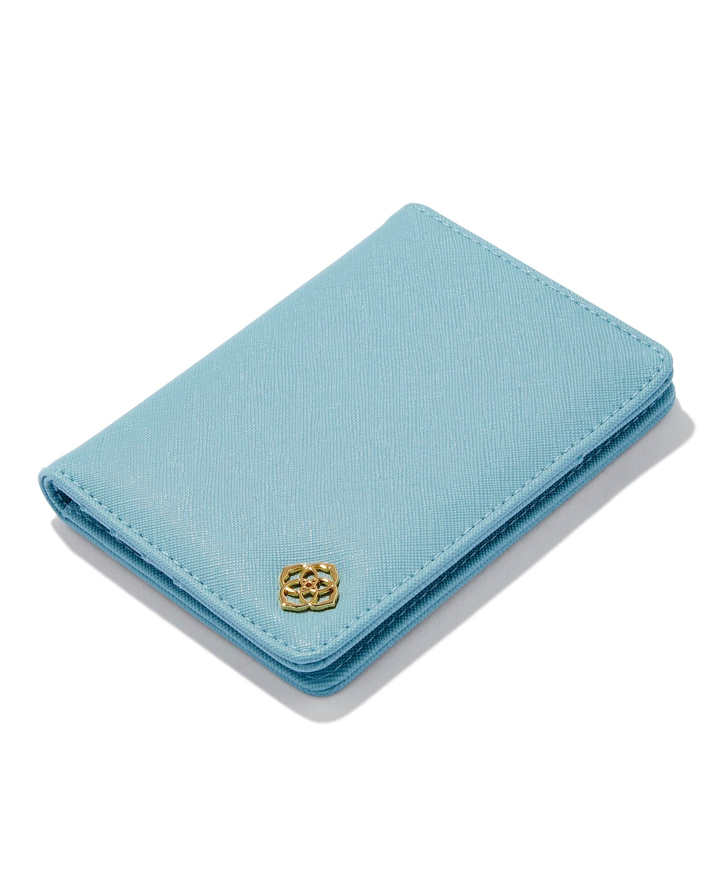 Kendra Scott Passport Holder in Light Blue