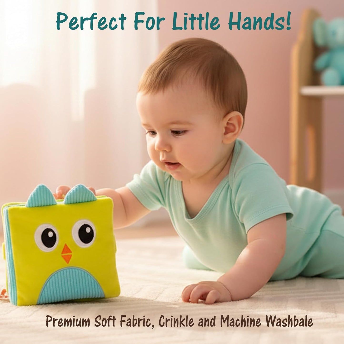 Farm Infants Toy – Chicken Soft Crinkle Books