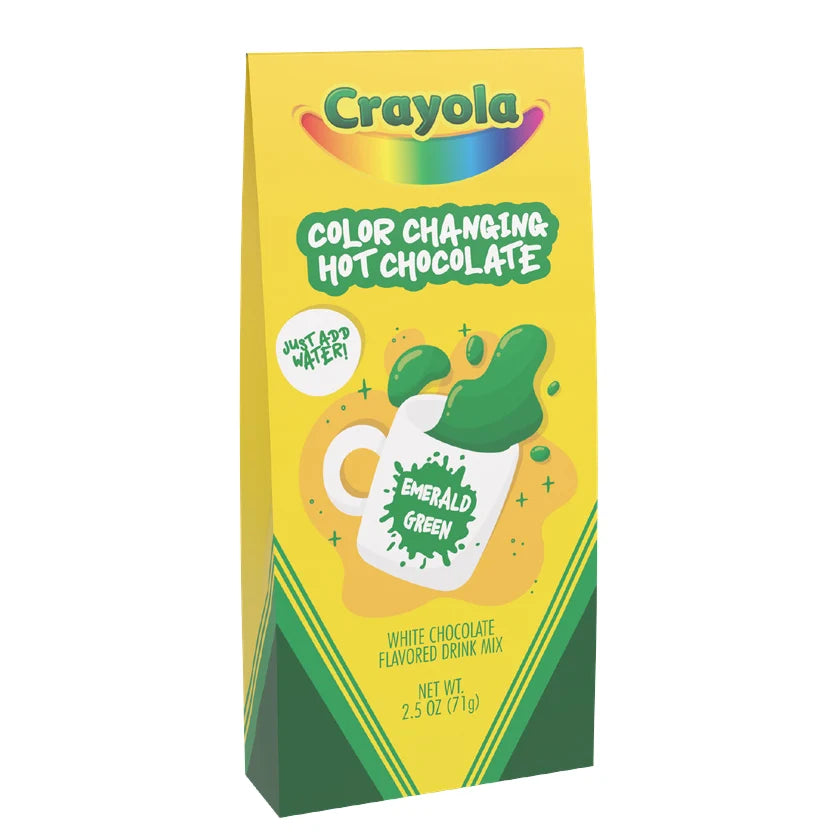 MCSTEVENS - CRAYOLA MUG GREEN HOT CHOCOLATE - 2.5OZ