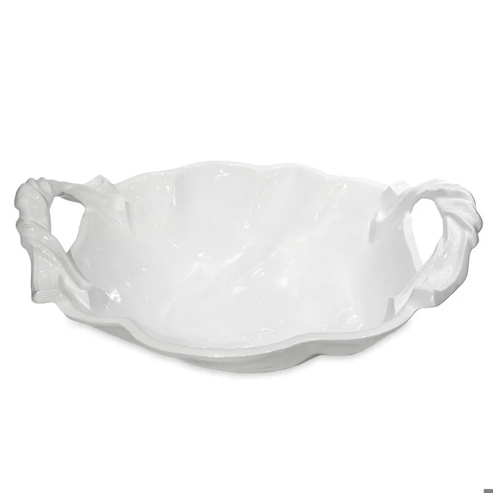 Beatriz Ball VIDA Sasha Round Large Bowl with Handles (White) 3275
