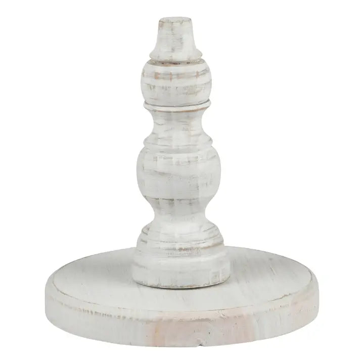 Glory Haus White Wood Base For Toppers