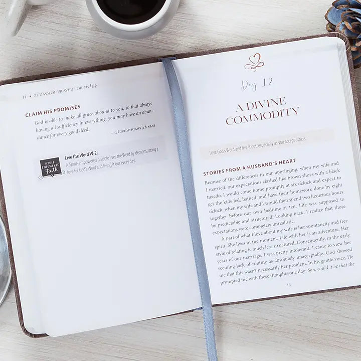 31 Days of Prayer For My Wife (Faux Leather Devotional)