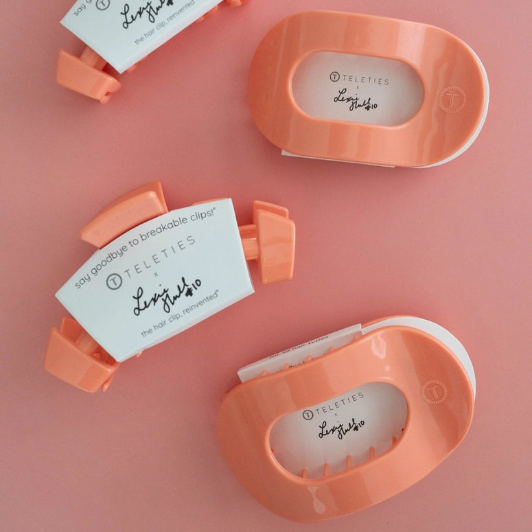 Teleties Lexie Hull Large Flat Round Hair Clip