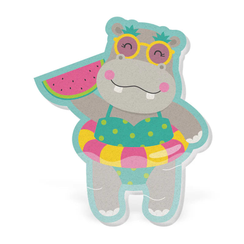 Outside the Box Summer Hippo Acrylic