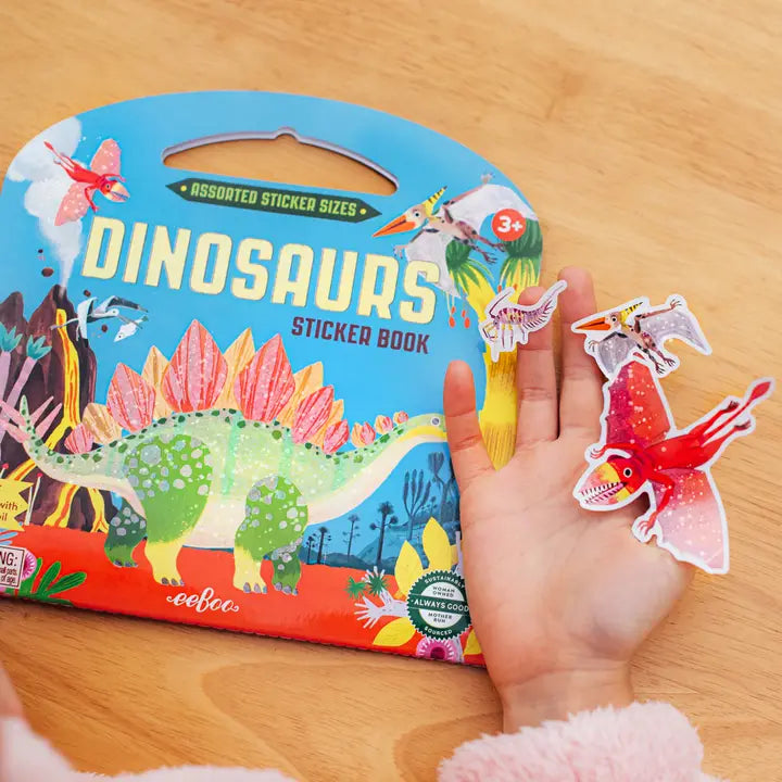 eeBoo Dinosaurs Shiny Sticker Book