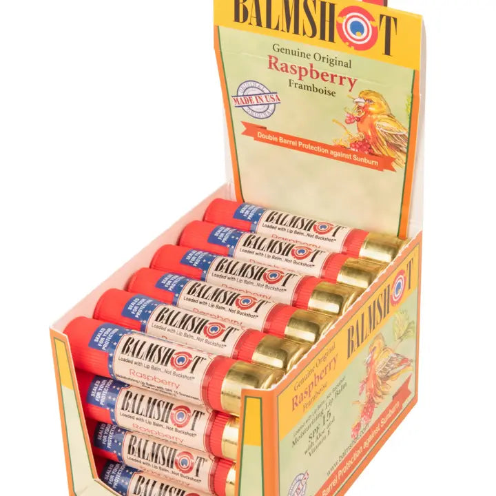 BALMSHOT Raspberry American Flag Lip Balm
