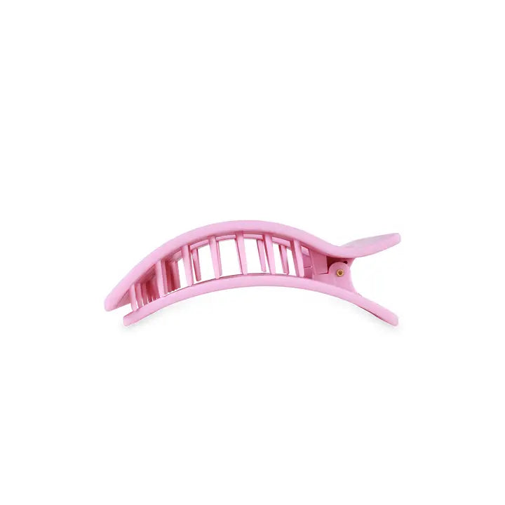 Teleties Flat Rectangle Hair Clip | Small | Merry Pinkmas