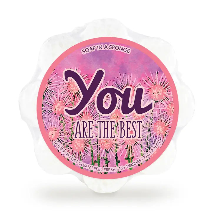 Caren You Are the Best Shower Sponge | Loved