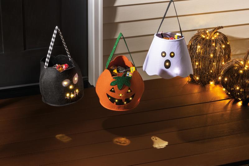 MUD PIE PUMPKIN LED TREAT BUCKET