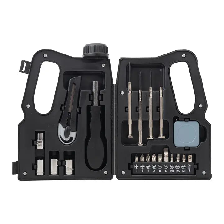 Mad Man Oil Can Tool Kit | Vintage Oil Can 20-Piece Tool Set
