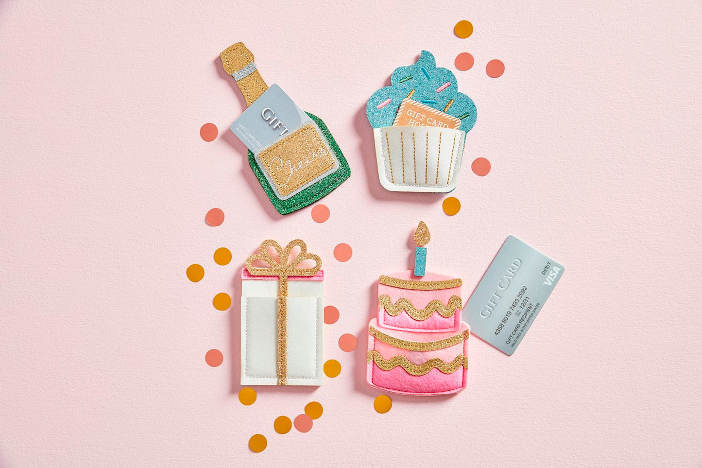 MUD PIE BIRTHDAY GIFT CARD HOLDERS