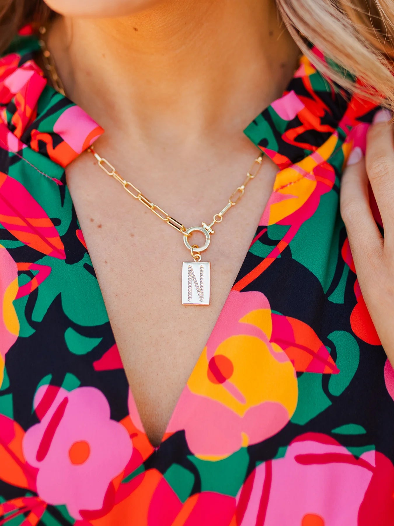Michelle Mcdowell Necklace Thea Gold 18"